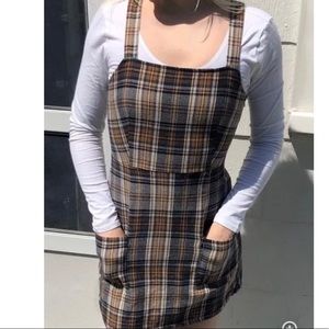 American Eagle Plaid Sleeveless Dress, NWT